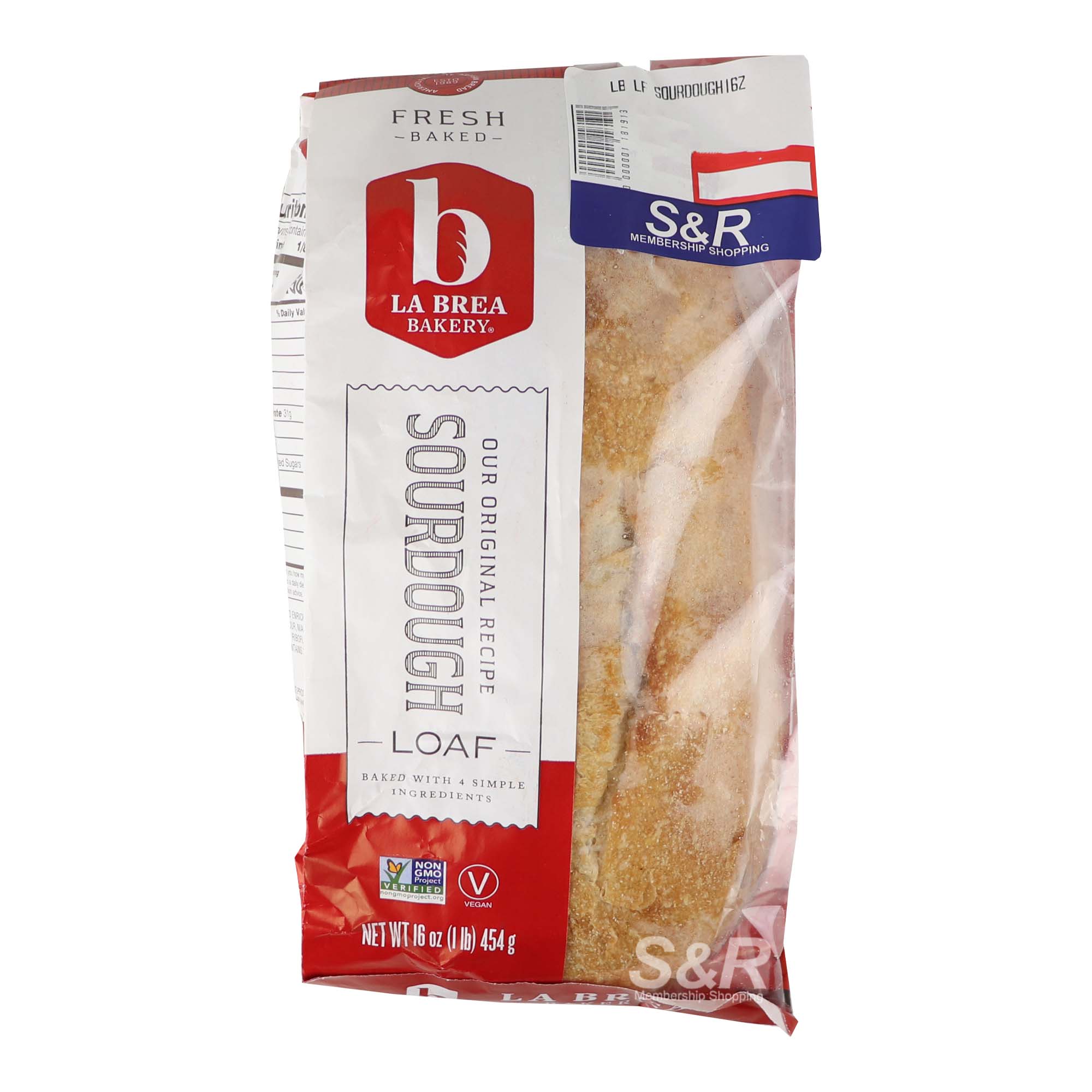 La Brea Bakery Original Sourdough Loaf 454g La Brea Bakery Original Sourdough Loaf 454g